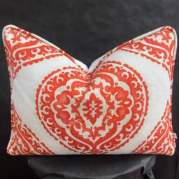 Jane Churchill Blakewater Designer Linen Orange Fabric Sofa Cushion Pillow Cover Throw - thumbnail 3