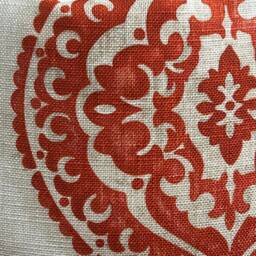 Jane Churchill Blakewater Designer Linen Orange Fabric Sofa Cushion Pillow Cover Throw - thumbnail 4