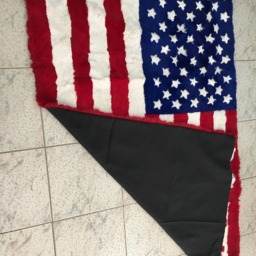 Fur Blanket Of Usa Flag - Rex Rabbit Throw Sofa Cover The American Flag Desing Handmade Blanket - thumbnail 3