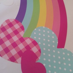 Rainbow Unicorn Nursery Wall Stickers Magical Star Decals - thumbnail 3