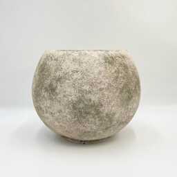 Light Green & Beige Ceramic Plant Pot, Handmade Tommy Indoor Planter, Gift, Multiple Sizes - D12cm-D37cm - thumbnail 3