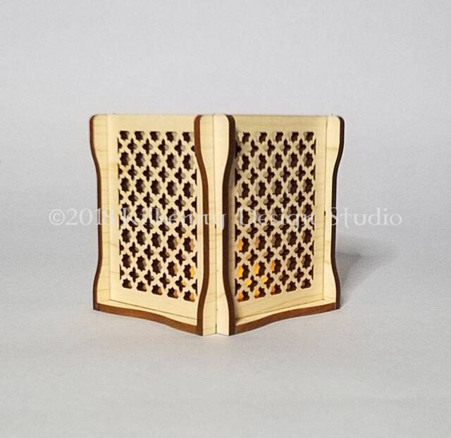 Moroccan Stars & Crosses Candle Holder - image 1