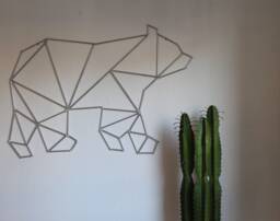 Contemporary Modern Art - Minimalist Metal Sculpture Geometric Abstract Wall - thumbnail 1