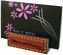 Wooden Business Card Holder - thumbnail 1