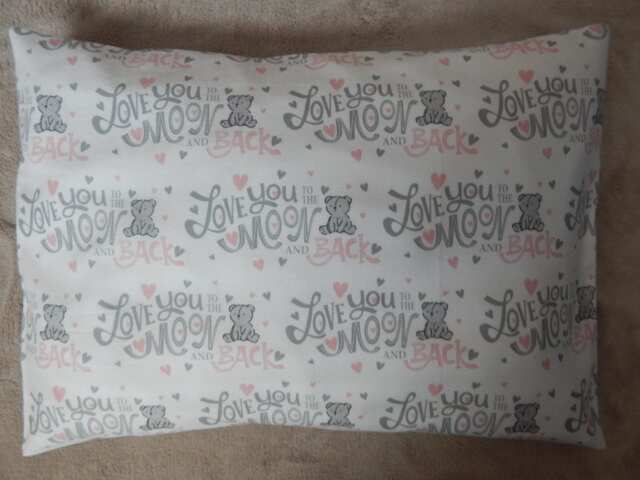 Snuggle Colorful Flannel Pillow Case/ Newborn Toddler Children Kids Case/Girls Pillowcase - image 1