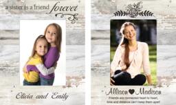 Personalized Best Friends Picture Frame - Engraved Sister Pallet - thumbnail 1