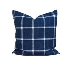 Blue Tan Pillow, Pillow Cover, Cushion Decorative Cover For 20x20 18x18 16x16 All Sizes - thumbnail 3