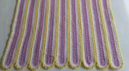 Pink & Yellow Stripe Blanket