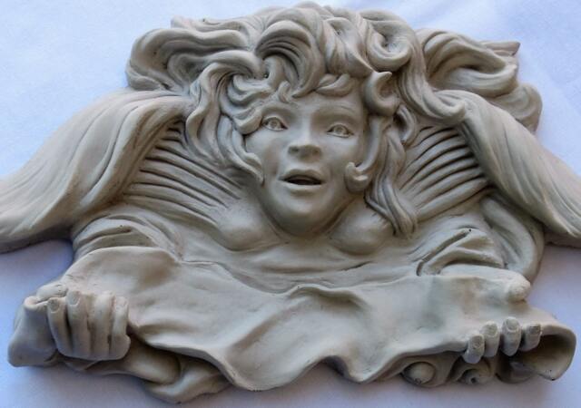 Flying Angel Sculpture, Original Indoor/Outdoor Wall Art Sold By Artist - image 1