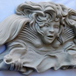 Flying Angel Sculpture, Original Indoor/Outdoor Wall Art Sold By Artist - thumbnail 4