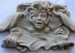 Flying Angel Sculpture, Original Indoor/Outdoor Wall Art Sold By Artist - thumbnail 1