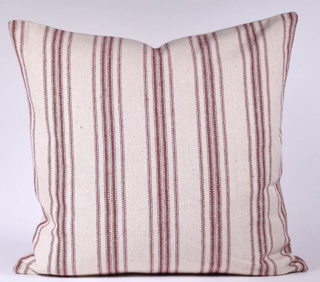 Grain Sack Ticking.farmhouse Pillow Covers.slipcovers.holiday Decor.christmas Throw Pillows.toss Pillows.cushion Covers.home Decor Pillows - image 1