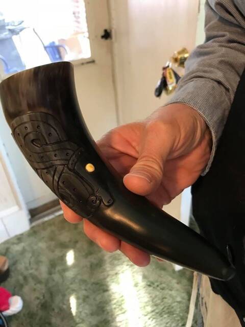 Norse Serpent Drinking Horn Black Friday Sale - image 1
