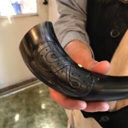 Norse Serpent Drinking Horn Black Friday Sale - thumbnail 2