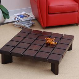 Modern Midcentury Square Wooden Coffee Table/Wooden Low Design Table - thumbnail 3