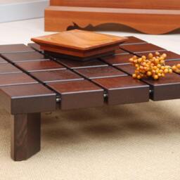 Modern Midcentury Square Wooden Coffee Table/Wooden Low Design Table - thumbnail 2