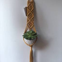 Macrame Plant Hanger/Succulent - thumbnail 4