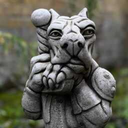 Medieval Gargoyle Warrior Statue Stone Gothic Protector Garden Guardian Sculpture Outdoor Decoration Fantasy Yard Accent Lover Gift - thumbnail 2