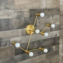 Taurus Zodiac 7 Light Modern Industrial Vanity Mid Century Bathroom - thumbnail 3