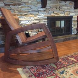 Cascade Rocking Chair in Walnut - thumbnail 3