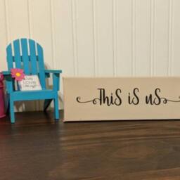 This Is Us Canvas Sign, Wall Art, Family, Friends - thumbnail 4