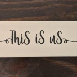 This Is Us Canvas Sign, Wall Art, Family, Friends - thumbnail 2