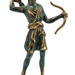 Artemis Greek Goddess Statue, Handmade Bronze Sculpture, Moon Decor, Mythology Gift, Classical Art - thumbnail 2