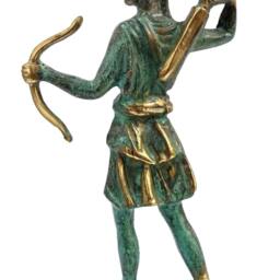 Artemis Greek Goddess Statue, Handmade Bronze Sculpture, Moon Decor, Mythology Gift, Classical Art - thumbnail 3