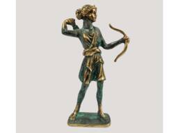 Artemis Greek Goddess Statue, Handmade Bronze Sculpture, Moon Decor, Mythology Gift, Classical Art - thumbnail 1