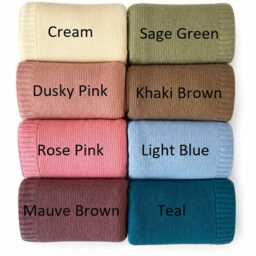 Personalised Baby Blanket - 100% Cotton Knit Embroidered Newborn - thumbnail 2