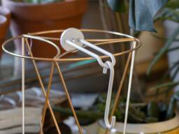 Indoor Plant Hanger, Holder, White Hook, Hanger Bracket, Wall Hook For Planter