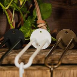 Indoor Plant Hanger, Holder, White Hook, Hanger Bracket, Wall Hook For Planter - thumbnail 2