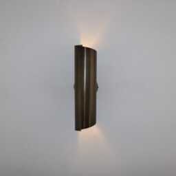 Blackened Brass Wall Sconce, Lighing, Roll Lighting Lamp Vanity Light Fixture, Sconce - thumbnail 3