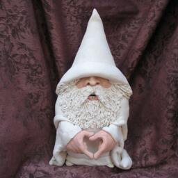 White Wizard Making Heart Sign - thumbnail 2