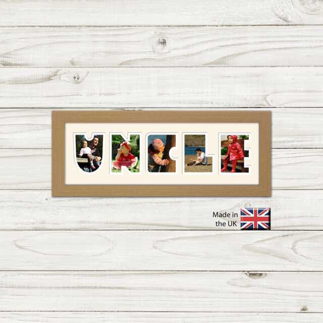 Uncle Photo Frame, Personalized Picture Collage, Special Gift - image 1