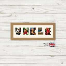 Uncle Photo Frame, Personalized Picture Collage, Special Gift - thumbnail 1