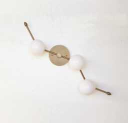 Brass Wall Sconce Light/Ceiling Light, Light, Mid Century Ppq4, Ul Listed No.0109