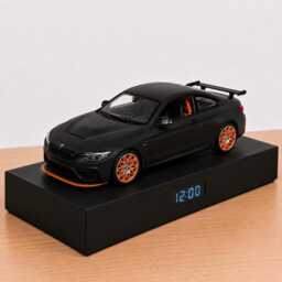 Bmw M4 Gts Car Alarm Clock - Realistic Engine Sound, Handmade, Enthusiast Gift - thumbnail 2