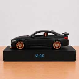 Bmw M4 Gts Car Alarm Clock - Realistic Engine Sound, Handmade, Enthusiast Gift - thumbnail 4