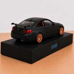 Bmw M4 Gts Car Alarm Clock - Realistic Engine Sound, Handmade, Enthusiast Gift - thumbnail 3