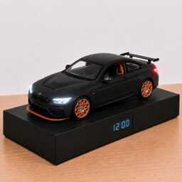 Bmw M4 Gts Alarm Clock - Realistic Engine Sound, Working Headlights, Handmade, Car Enthusiast Gift