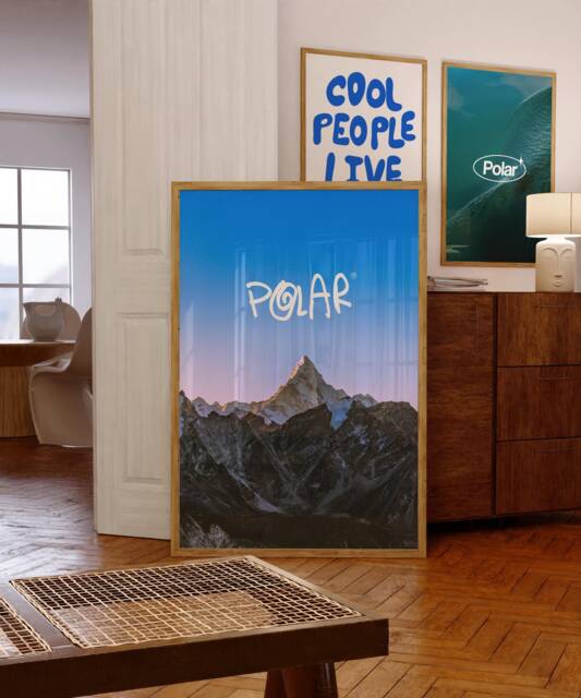 Aesthetic Mountain Poster/Print For Room Wall Art, Art Trendy Poster Design, Bedroom Or Kitchen, Brand Posters - image 1