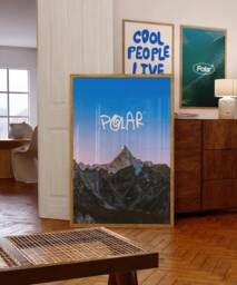 Aesthetic Mountain Poster/Print For Room Wall Art, Art Trendy Poster Design, Bedroom Or Kitchen, Brand Posters - thumbnail 1