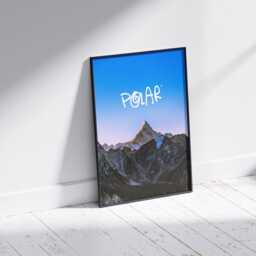 Aesthetic Mountain Poster/Print For Room Wall Art, Art Trendy Poster Design, Bedroom Or Kitchen, Brand Posters - thumbnail 2