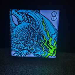 Scaled & Icy Led Light Box With Remote - thumbnail 4