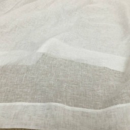 A Pair Of White Linen Sheer Curtains, Sheer Curtain Panels, Window White Curtain, Pinch Pleat Curtains - thumbnail 4
