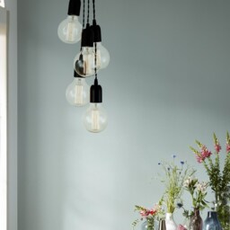3 Pendant Light Cluster, Hanging Lamps, Contemporary Kitchen Lighting, Moder Chandelier, Unique Island Dining Room - thumbnail 3
