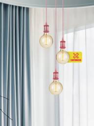 3 Pendant Light Cluster, Hanging Lamps, Contemporary Kitchen Lighting, Moder Chandelier, Unique Island Dining Room