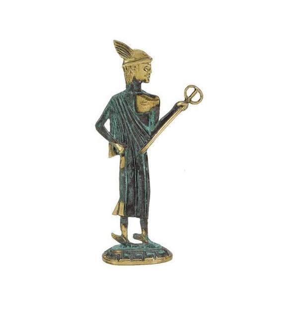 Bronze Hermes Sculpture, Greek Mythology Art, Museum Quality - image 1