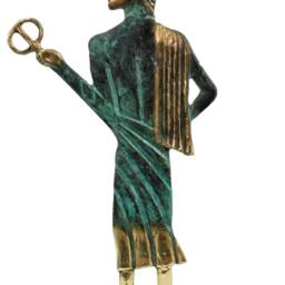 Bronze Hermes Sculpture, Greek Mythology Art, Museum Quality - thumbnail 3